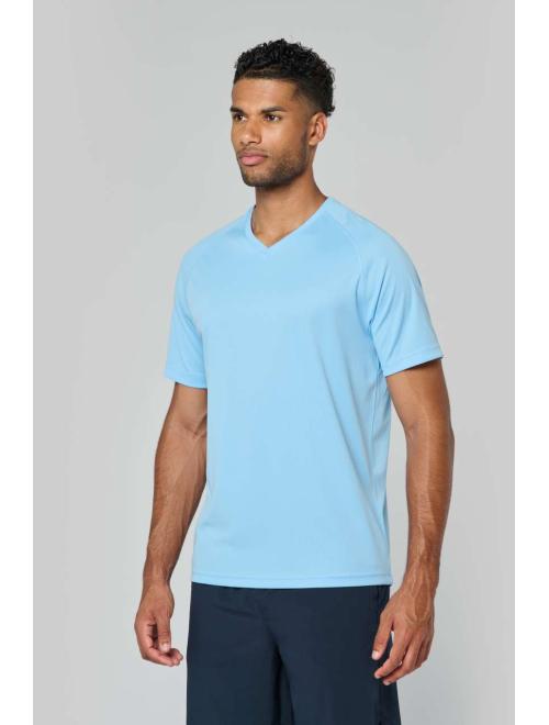 MEN’S V-NECK SHORT SLEEVE SPORTS T-SHIRT