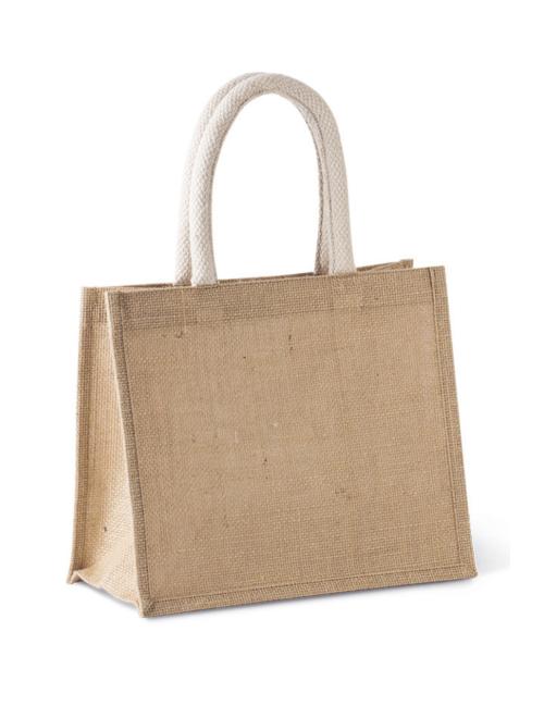 JUTE CANVAS TOTE - MEDIUM