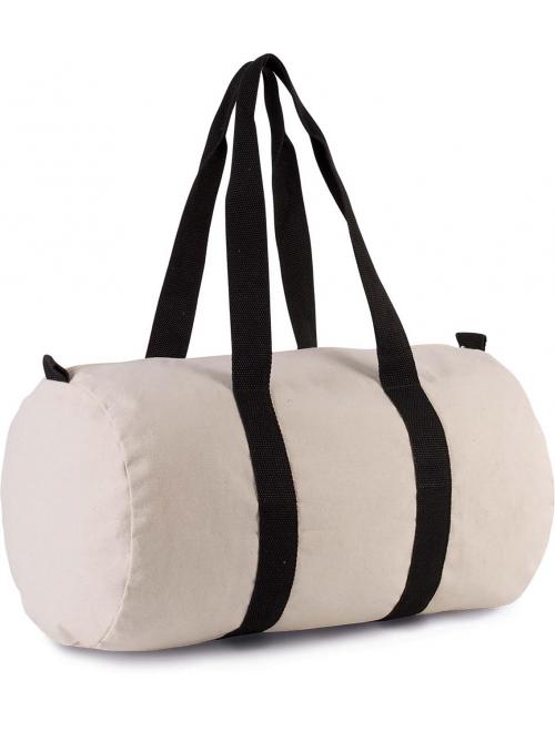 COTTON CANVAS HOLD-ALL BAG Navy/Off White