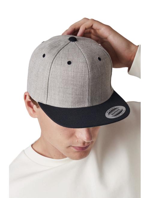 FLAT PEAK CAP - 6 PANELS