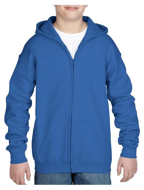 HEAVY BLEND™ YOUTH FULL ZIP HOODED SWEATSHIRT HEAVY BLEND™ YOUTH FULL ZIP HOODED SWEATSHIRT