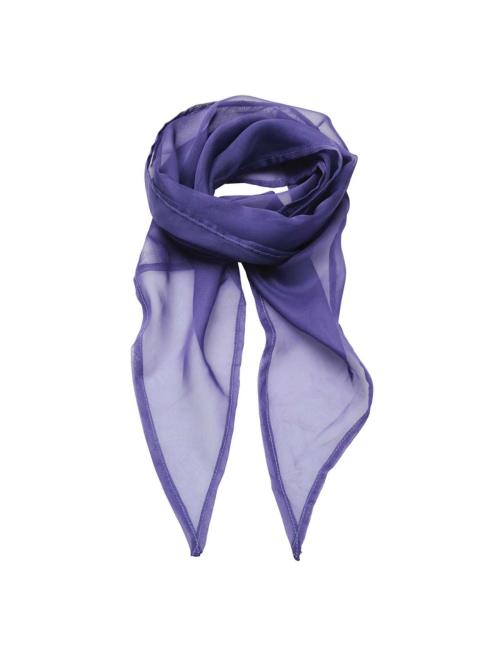 'COLOURS COLLECTION' PLAIN CHIFFON SCARF