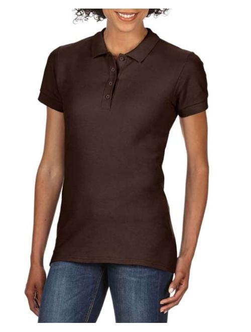 SOFTSTYLE® LADIES' DOUBLE PIQUÉ POLO