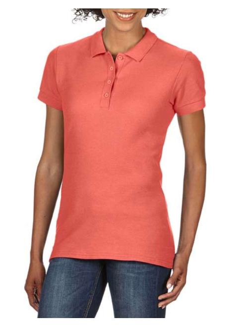 SOFTSTYLE® LADIES' DOUBLE PIQUÉ POLO