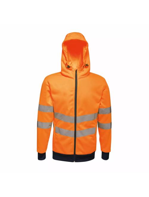 HI VIS PRO FULL ZIP STRETCH HOODIE JACKET HI VIS PRO FULL ZIP STRETCH HOODIE JACKET