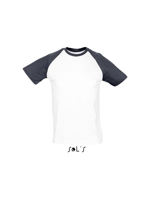 FUNKY MEN'S 2-COLOUR RAGLAN SLEEVES T-SHIRT FUNKY MEN'S 2-COLOUR RAGLAN SLEEVES T-SHIRT