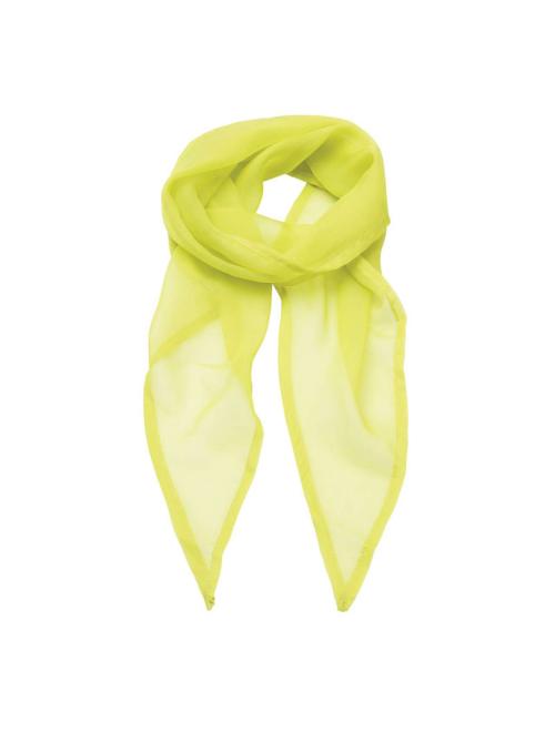 'COLOURS COLLECTION' PLAIN CHIFFON SCARF