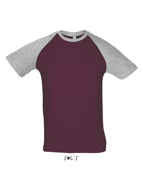 FUNKY MEN'S 2-COLOUR RAGLAN SLEEVES T-SHIRT FUNKY MEN'S 2-COLOUR RAGLAN SLEEVES T-SHIRT