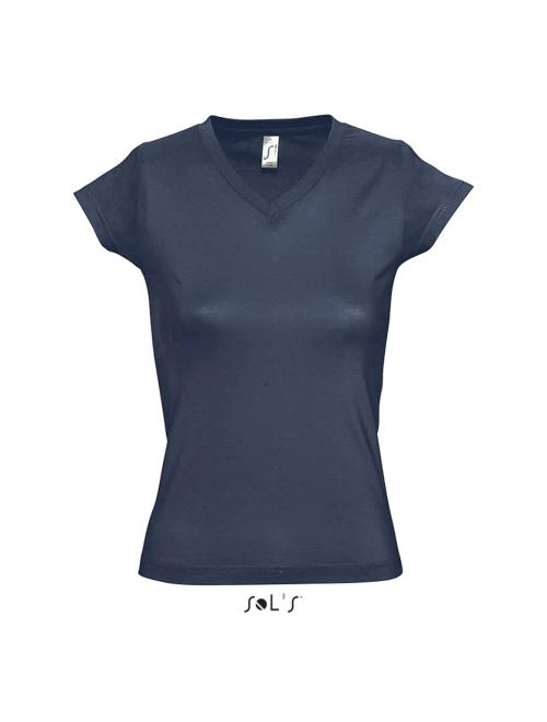 MOON WOMEN’S V-NECK T-SHIRT MOON WOMEN’S V-NECK T-SHIRT