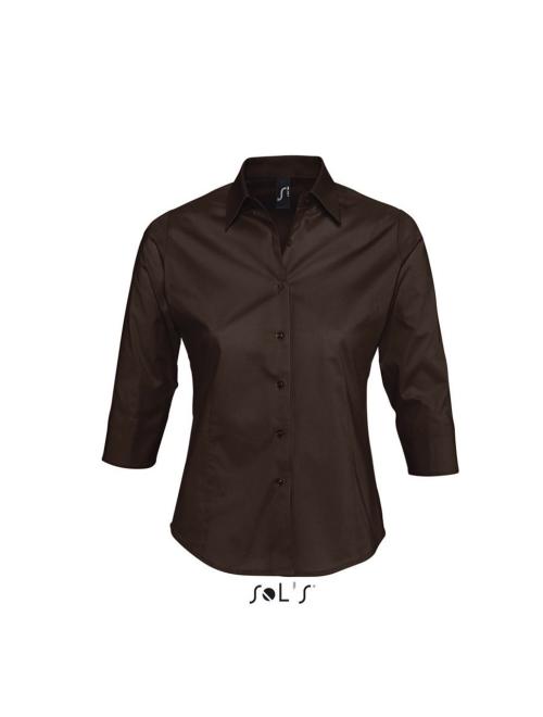 EFFECT 3/4 SLEEVE STRETCH WOMEN'S SHIRT