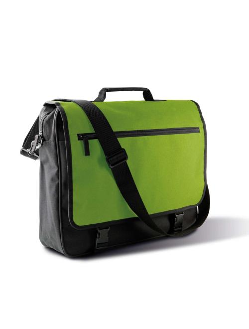 DOCUMENT BAG WITH FRONT FLAP