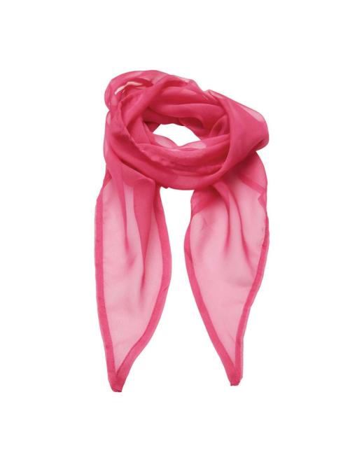 'COLOURS COLLECTION' PLAIN CHIFFON SCARF