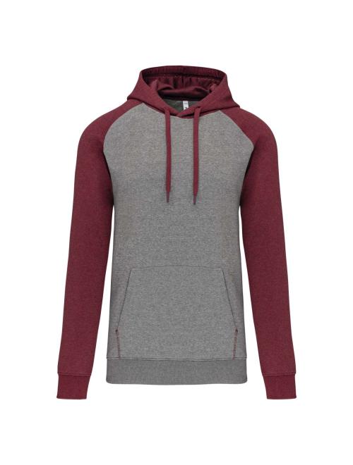 ADULT TWO-TONE HOODED SWEATSHIRT ADULT TWO-TONE HOODED SWEATSHIRT