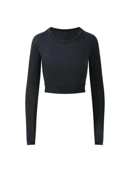 WOMEN'S LONG SLEEVE CROP T