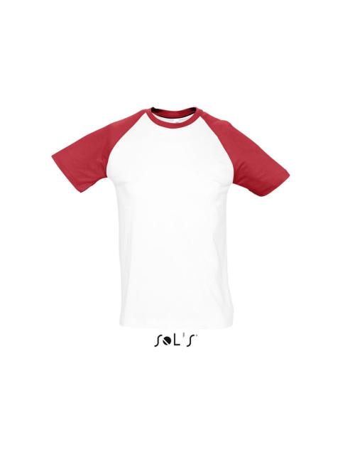 FUNKY MEN'S 2-COLOUR RAGLAN SLEEVES T-SHIRT FUNKY MEN'S 2-COLOUR RAGLAN SLEEVES T-SHIRT