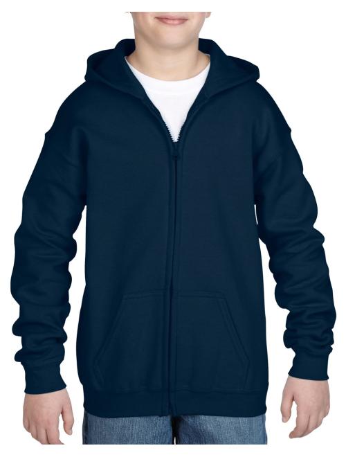 HEAVY BLEND™ YOUTH FULL ZIP HOODED SWEATSHIRT HEAVY BLEND™ YOUTH FULL ZIP HOODED SWEATSHIRT