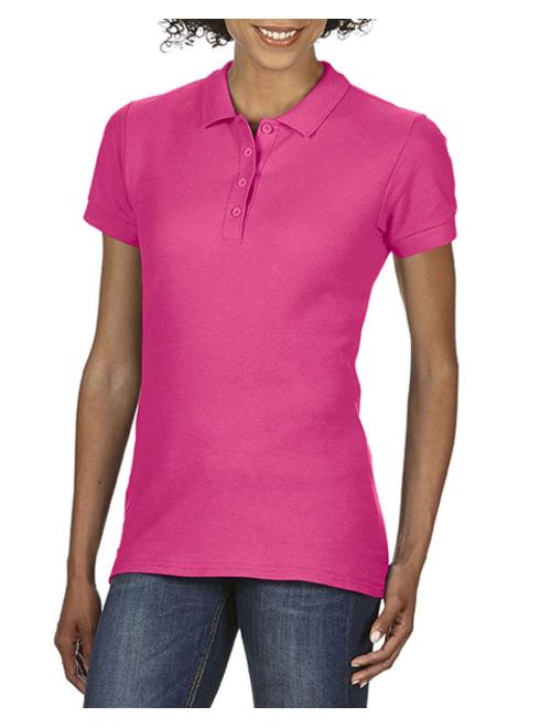 SOFTSTYLE® LADIES' DOUBLE PIQUÉ POLO
