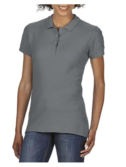SOFTSTYLE® LADIES' DOUBLE PIQUÉ POLO