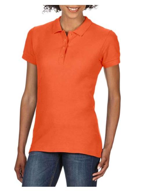 SOFTSTYLE® LADIES' DOUBLE PIQUÉ POLO