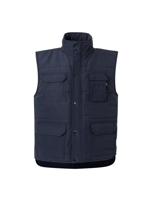 VL MEFITIS. Többzsebes bélelt mellény (220g/m²), poliészterből (100%)