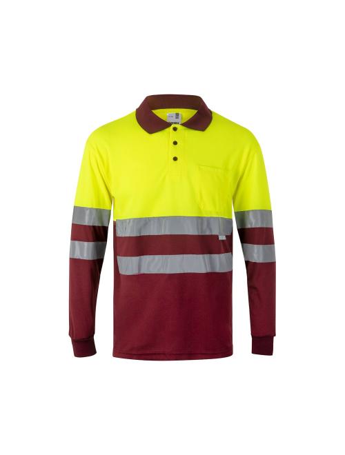 VL VULCAN LARGE. Kétszínű, bird-eye pólóing (160g/m²) hosszú ujjal, poliészterből (100%) VL VULCAN LARGE. Kétszínű, bird-eye pólóing (160g/m²) hosszú ujjal, poliészterből (100%)