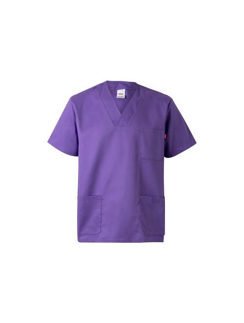 VL ILLAPA. Bordázott szövet tunika (190g/m²), rövid ujjú, poliészter (65%) és pamut (35%)