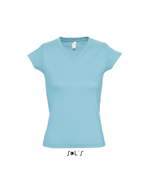 MOON WOMEN’S V-NECK T-SHIRT MOON WOMEN’S V-NECK T-SHIRT