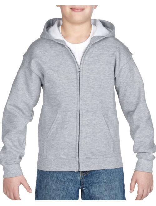 HEAVY BLEND™ YOUTH FULL ZIP HOODED SWEATSHIRT HEAVY BLEND™ YOUTH FULL ZIP HOODED SWEATSHIRT