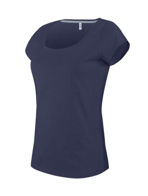 LADIES’ BOAT NECK SHORT SLEEVE T-SHIRT LADIES’ BOAT NECK SHORT SLEEVE T-SHIRT