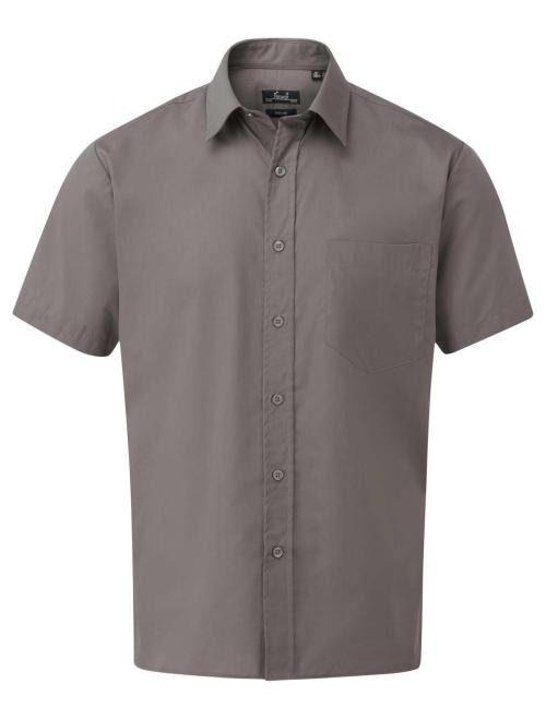MEN'S SHORT SLEEVE POPLIN SHIRT
