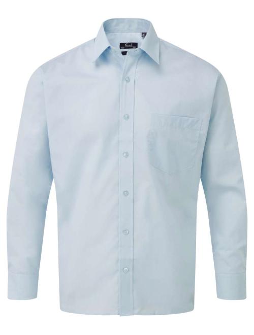 MEN'S LONG SLEEVE POPLIN SHIRT