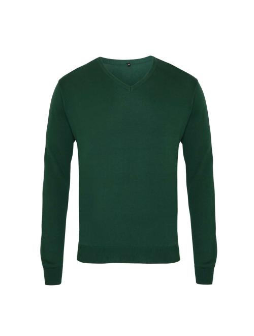 MEN'S KNITTED V-NECK SWEATER