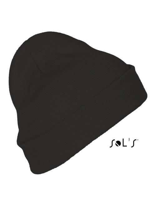 PITTSBURGH - SOLID-COLOUR BEANIE WITH CUFFED DESIGN