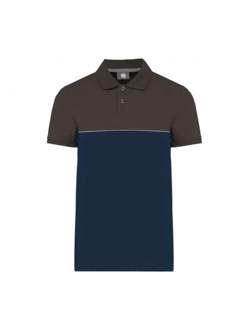 UNISEX ECO-FRIENDLY TWO-TONE SHORT SLEEVE POLO SHIRT UNISEX ECO-FRIENDLY TWO-TONE SHORT SLEEVE POLO SHIRT