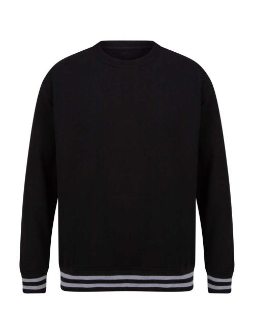 SWEAT WITH STRIPE CUFFS