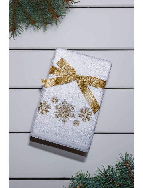 OLIMA CHRISTMAS TOWEL - SNOWFLAKES II