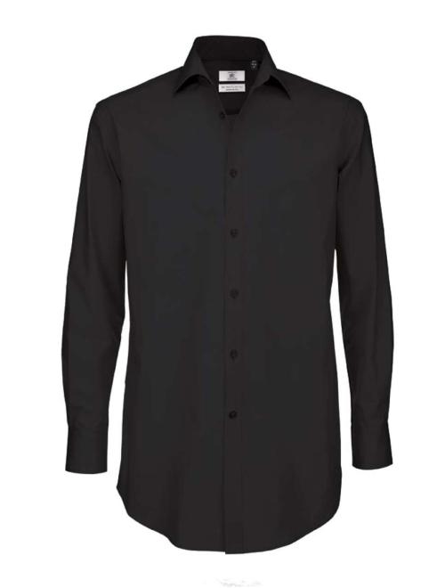 B&C BLACK TIE LSL /MEN