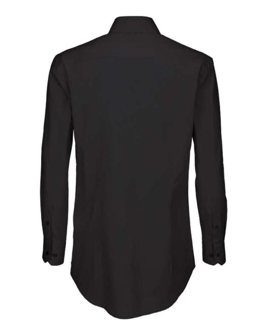 B&C BLACK TIE LSL /MEN