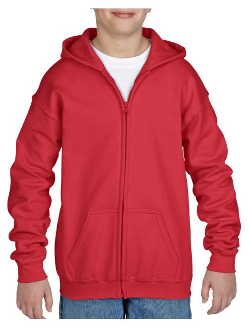HEAVY BLEND™ YOUTH FULL ZIP HOODED SWEATSHIRT HEAVY BLEND™ YOUTH FULL ZIP HOODED SWEATSHIRT