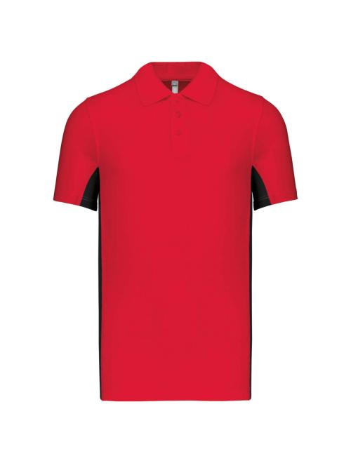 FLAG - SHORT-SLEEVED TWO-TONE POLO SHIRT
