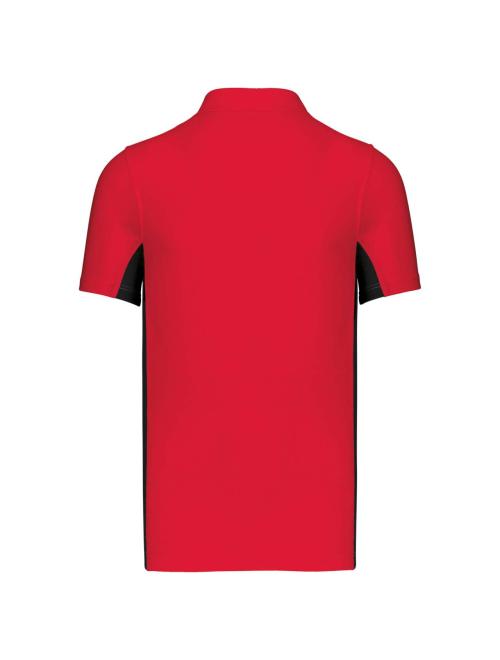 FLAG - SHORT-SLEEVED TWO-TONE POLO SHIRT