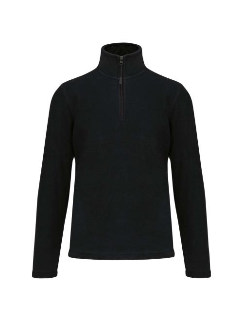 ENZO - ZIP NECK MICROFLEECE JACKET