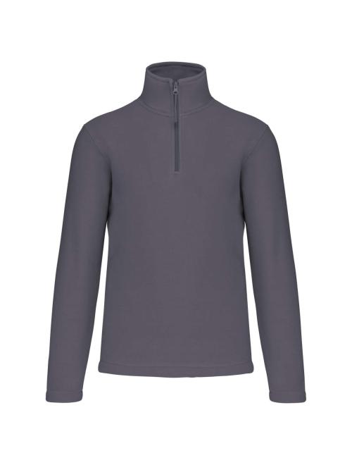 ENZO - ZIP NECK MICROFLEECE JACKET