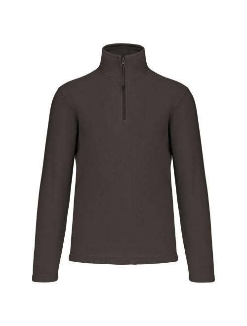 ENZO - ZIP NECK MICROFLEECE JACKET