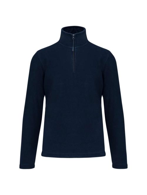 ENZO - ZIP NECK MICROFLEECE JACKET