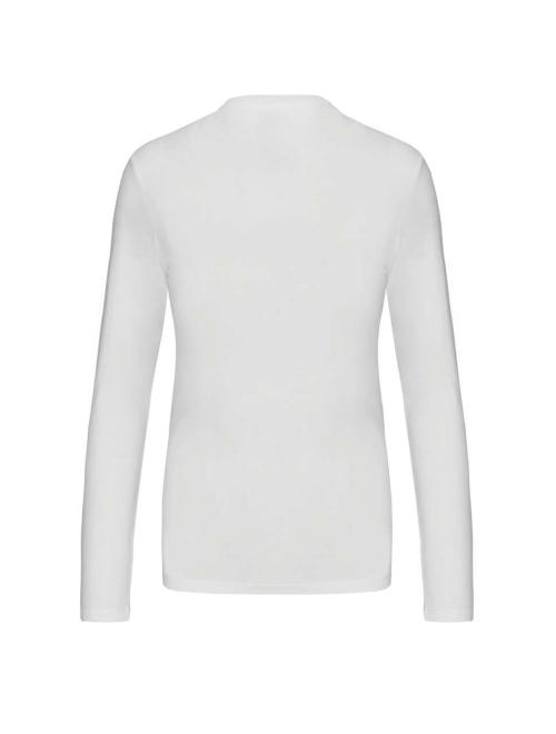 LADIES' LONG SLEEVE V-NECK T-SHIRT