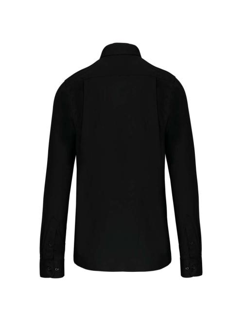 MEN'S LONG-SLEEVED COTTON POPLIN SHIRT