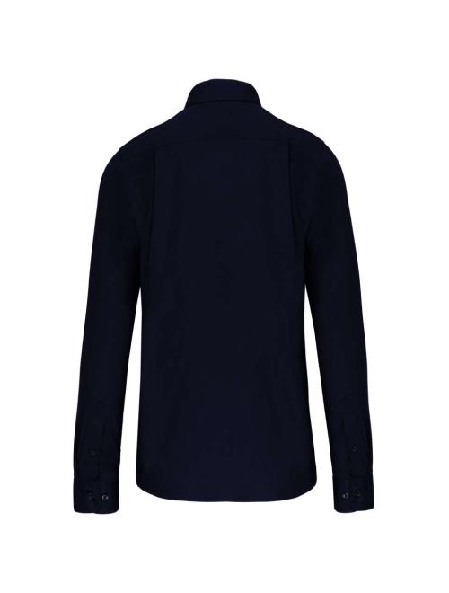 MEN'S LONG-SLEEVED COTTON POPLIN SHIRT