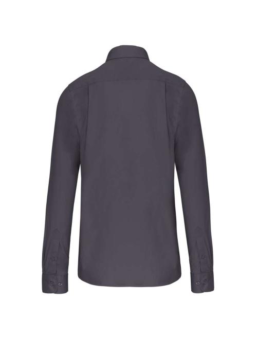 MEN'S LONG-SLEEVED COTTON POPLIN SHIRT