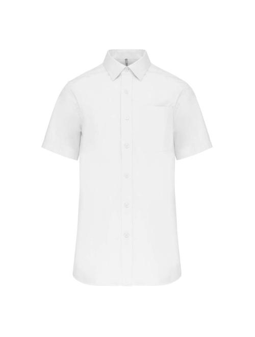 MEN'S SHORT-SLEEVED COTTON POPLIN SHIRT